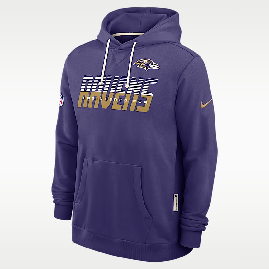 Baltimore Ravens Alt Anorak Men's Nike NFL 1/2-Zip Hooded Jacket